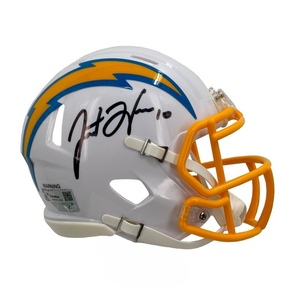 Justin Herbert Signed Chargers Speed Mini Helmet - Fanatics