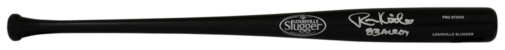 Ron Kittle Signed Louisville Slugger Pro Stock Black Baseball Bat w/83 AL ROY