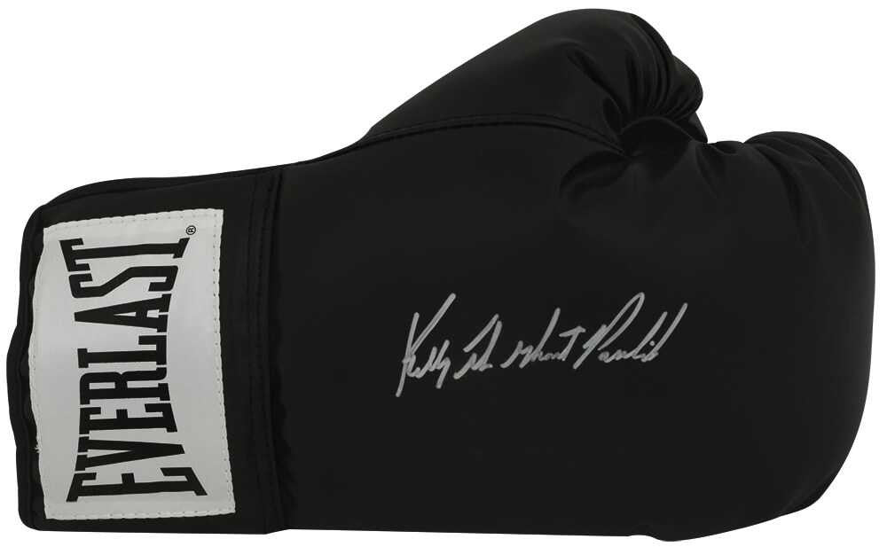 Kelly Pavlik Signed Everlast Black Boxing Glove w/The Ghost - Schwartz Authenticated