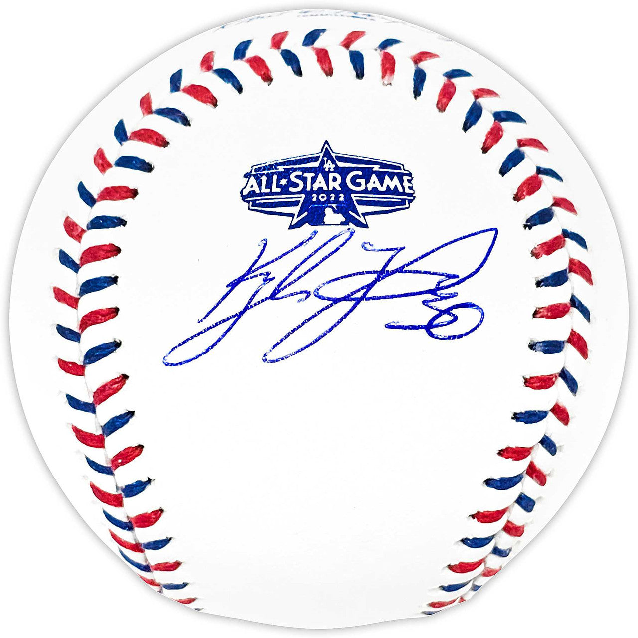 Kyle Tucker Autographed Official 2022 All Star Game Logo MLB Game Baseball Houston Astros Beckett BAS Witness