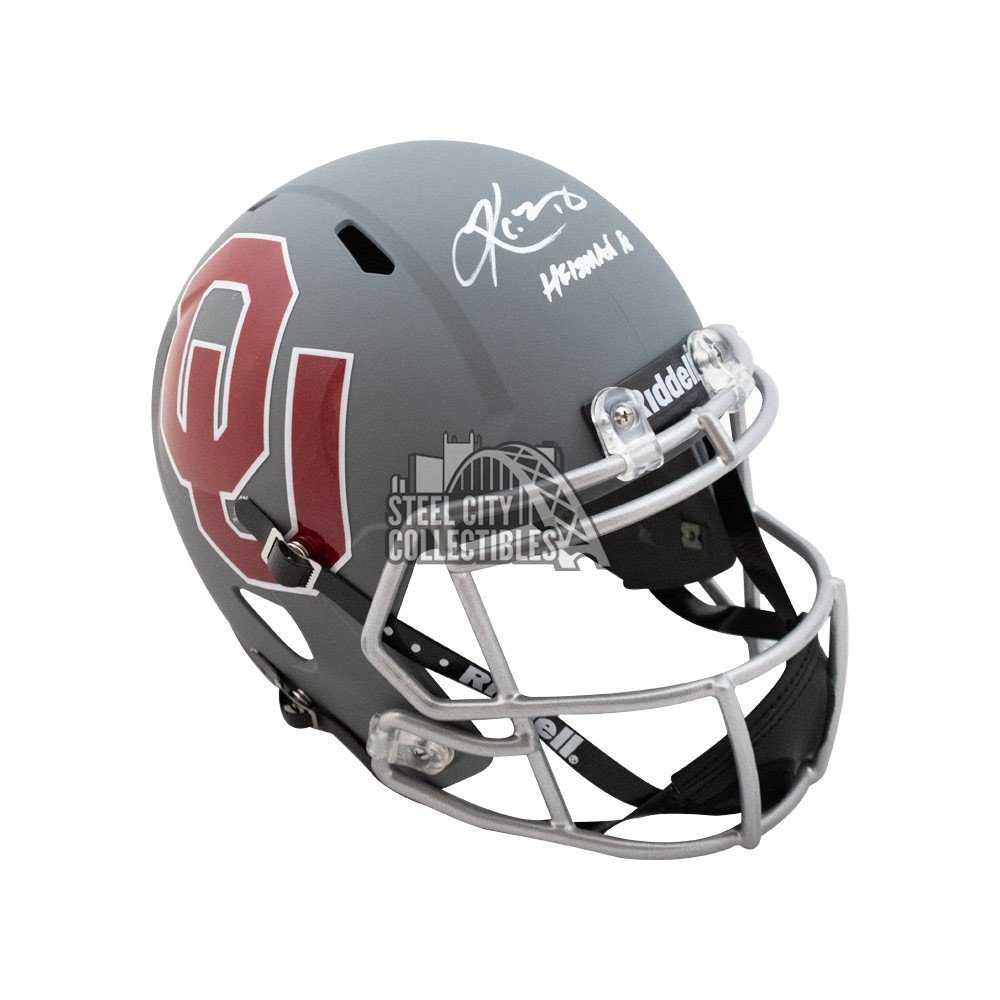 Kyler Murray “Heisman 18” Autographed Oklahoma Sooners AMP Full-Size Helmet – Beckett BAS COA