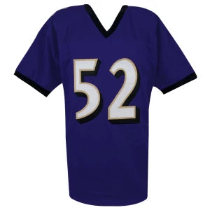 Baltimore Ravens Ray Lewis Autographed Purple Jersey – Beckett Certified!