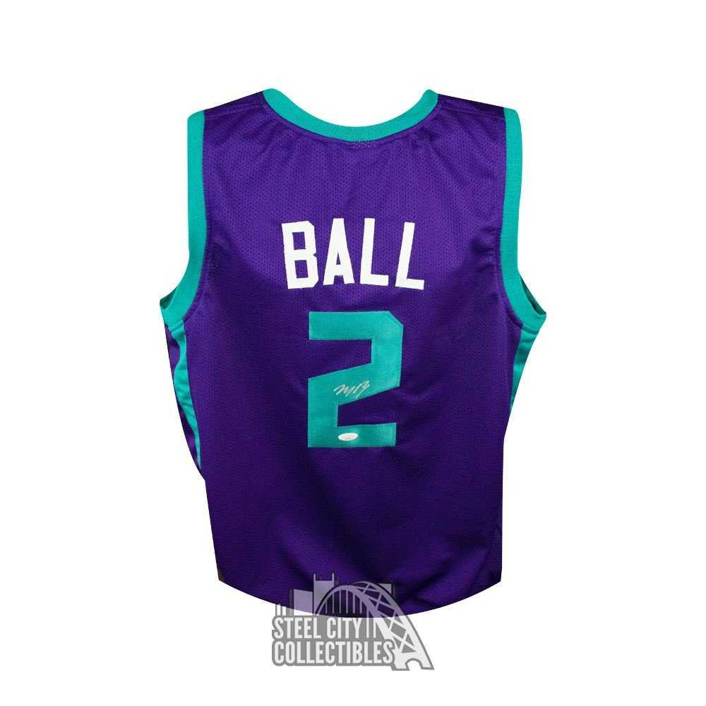 LaMelo Ball Autographed Charlotte Hornets Custom Purple Basketball Jersey – JSA COA