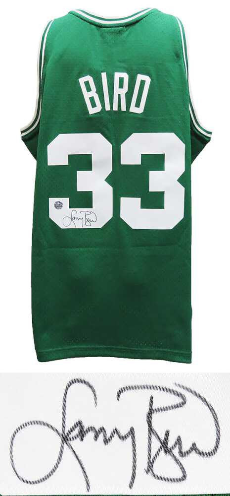 Larry Bird Signed Boston Celtics Green Mitchell & Ness Swingman Jersey – Schwartz & Bird Hologram