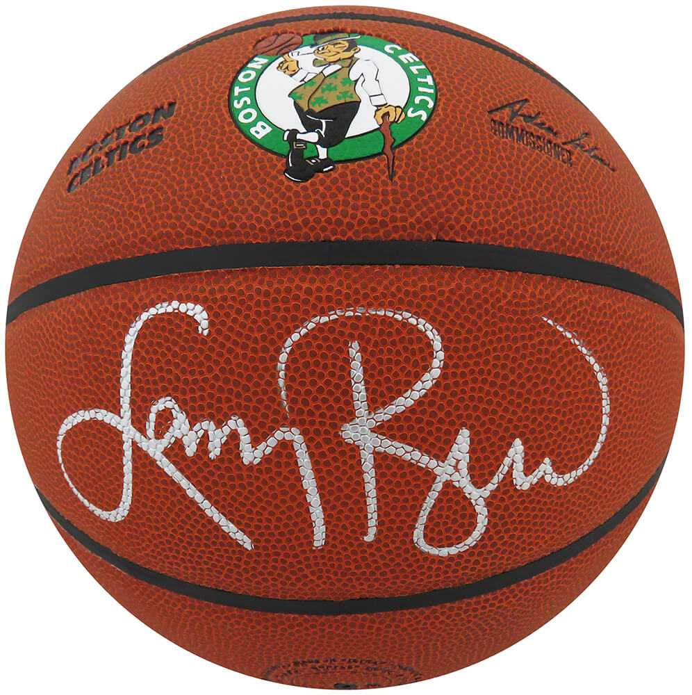 Larry Bird Signed Wilson Boston Celtics Logo Basketball – Larry Bird Authenticated