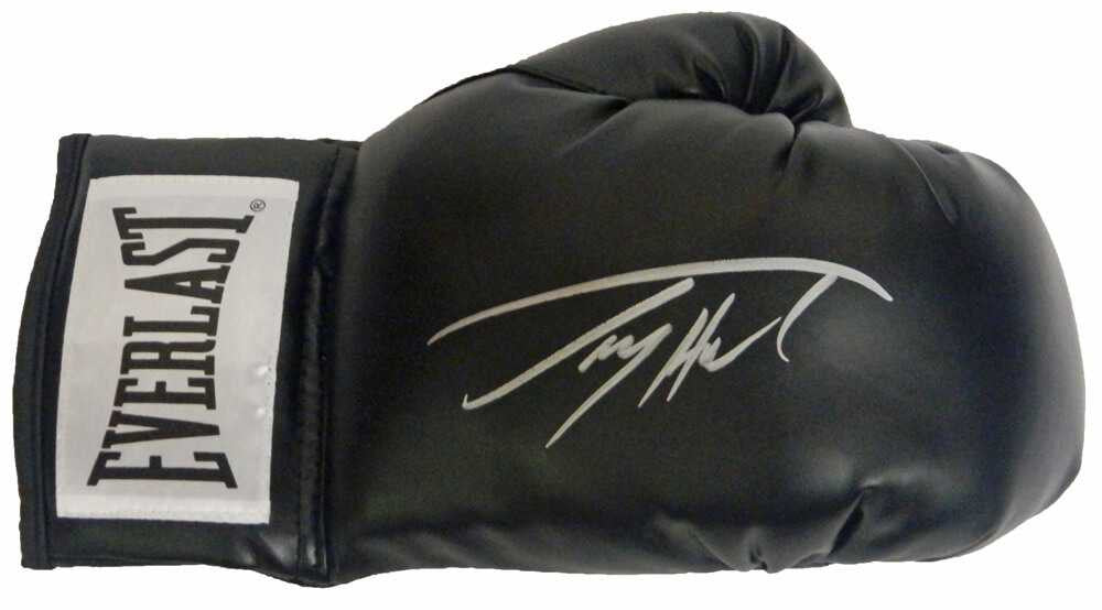 Larry Holmes Signed Everlast Black Boxing Glove - Schwartz Authenticated