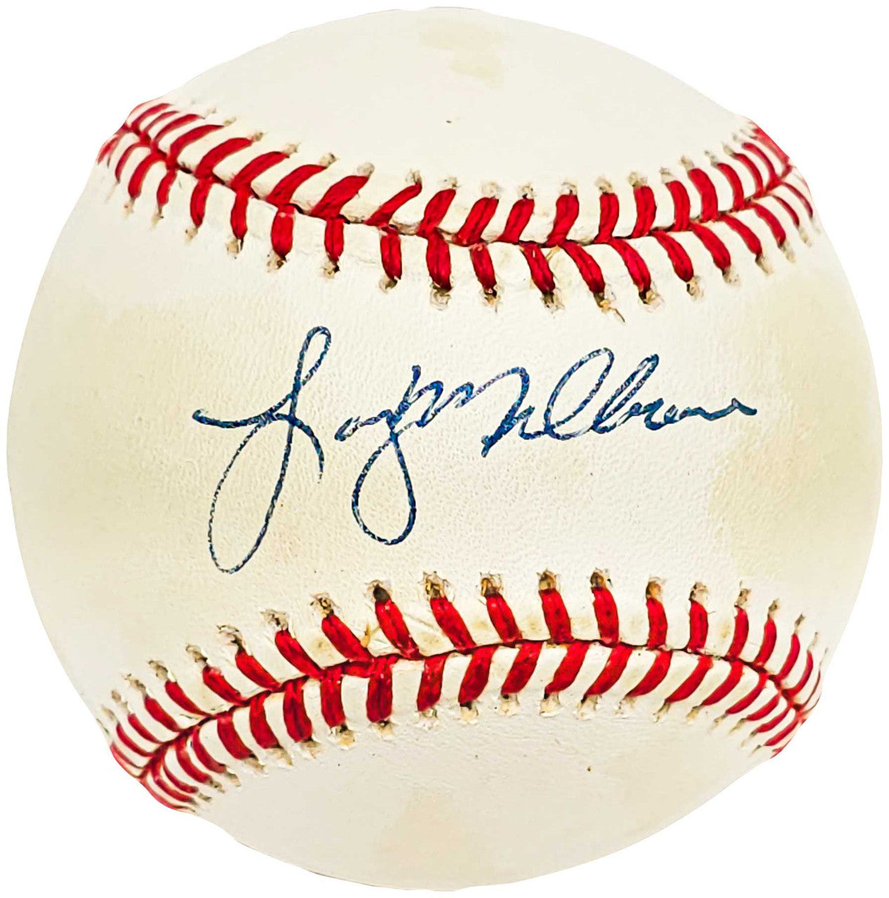 Larry Milbourne Autographed Official NL Baseball New York Yankees, Seattle Mariners Beckett BAS #BJ009062