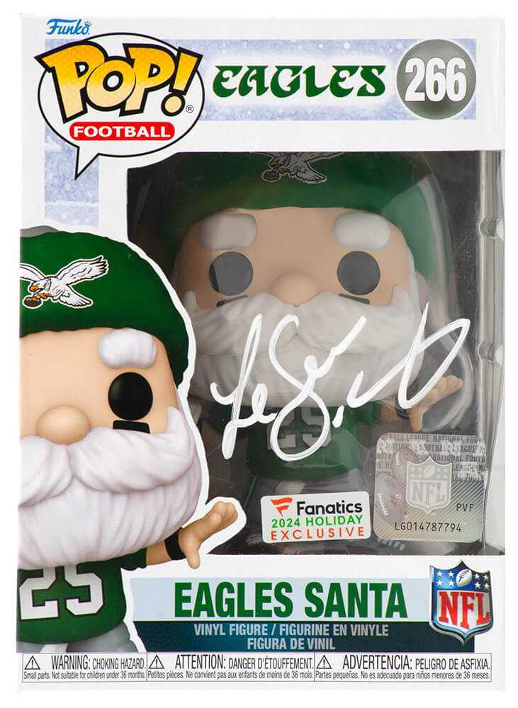 LeSean McCoy Signed Philadelphia Eagles SANTA Funko Pop Doll #266