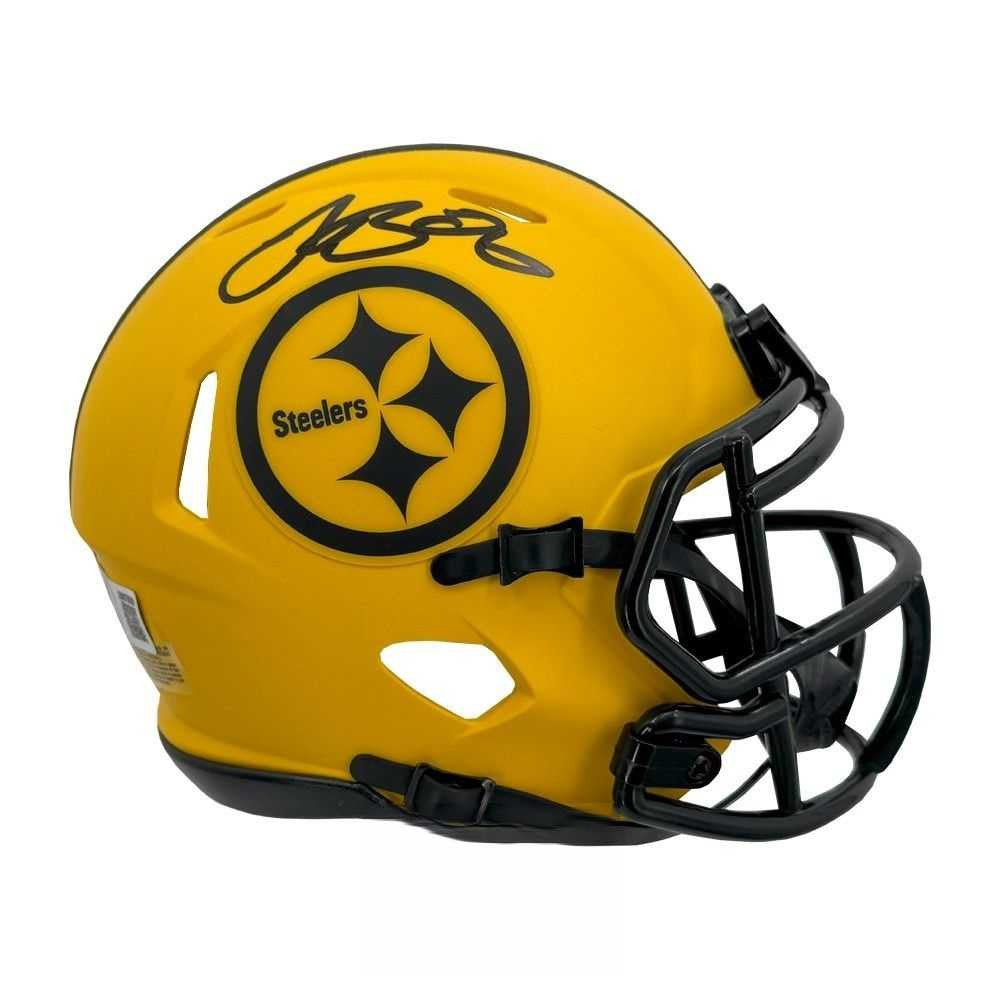 Le'Veon Bell Autographed Pittsburgh Steelers RAVE Mini Helmet - BAS
