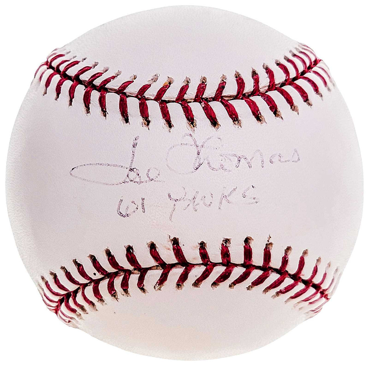 Lee Thomas Autographed Official MLB Baseball New York Yankees "61 Yankees" PSA/DNA #P77920