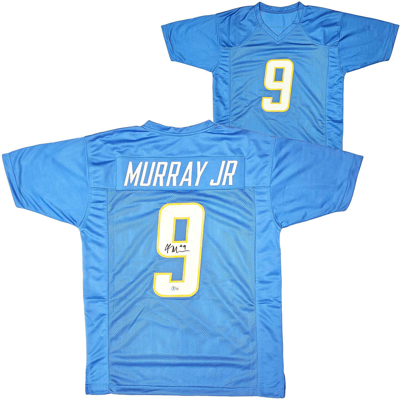 Kenneth Murray Jr. Autographed Chargers Powder Blue Jersey – BAS