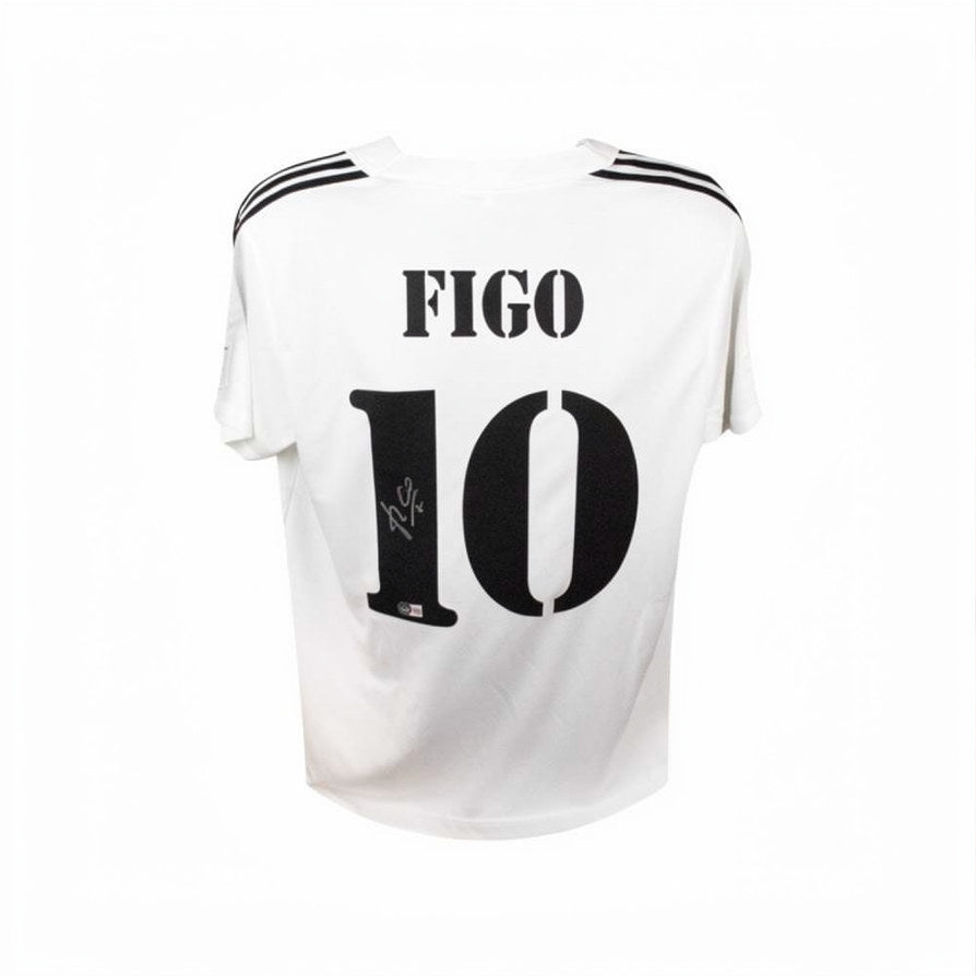 Luis Figo Autographed Real Madrid Soccer Jersey - BAS