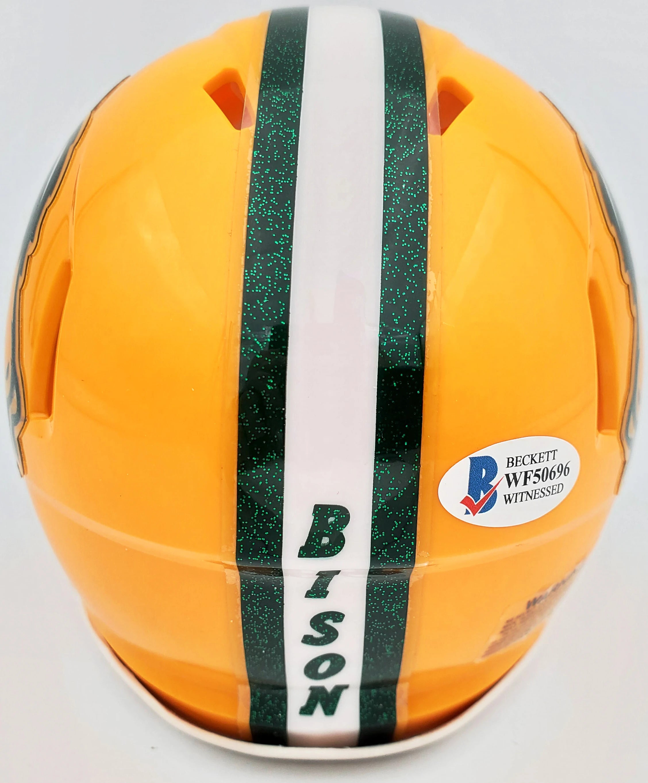 Trey Lance Autographed North Dakota State Bison Speed Mini Helmet – Beckett BAS
