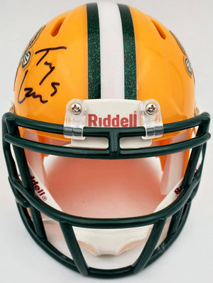 Trey Lance Autographed North Dakota State Bison Speed Mini Helmet – Beckett BAS