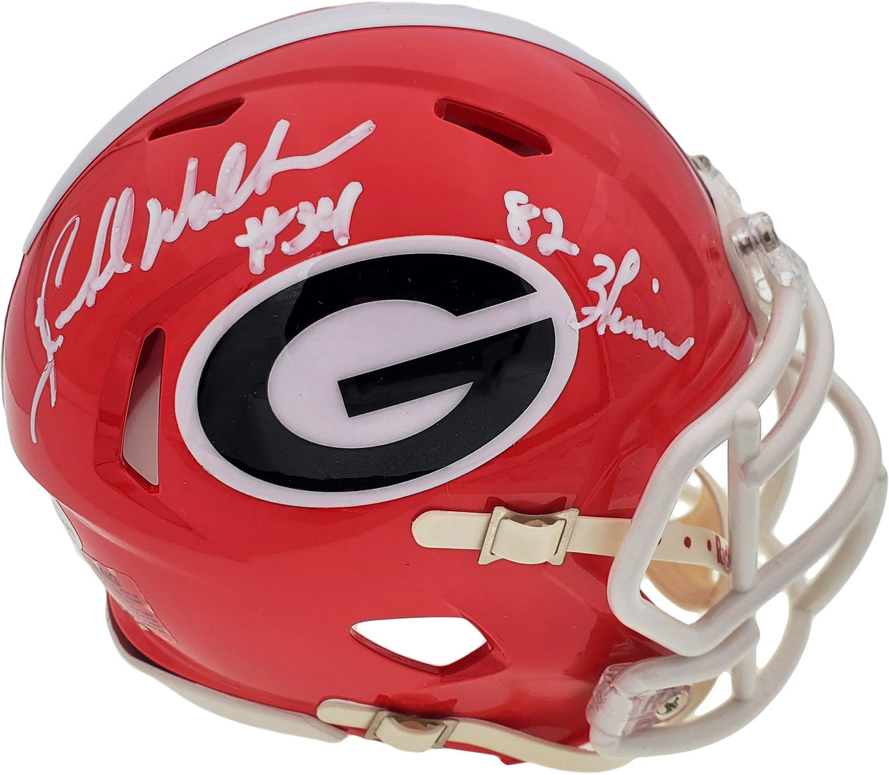Herschel Walker Signed Georgia Bulldogs Mini Helmet “Heisman 82” – BAS COA