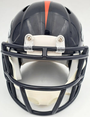 Steve Atwater Autographed Denver Broncos Speed Mini Football Helmet - Beckett BAS Certified