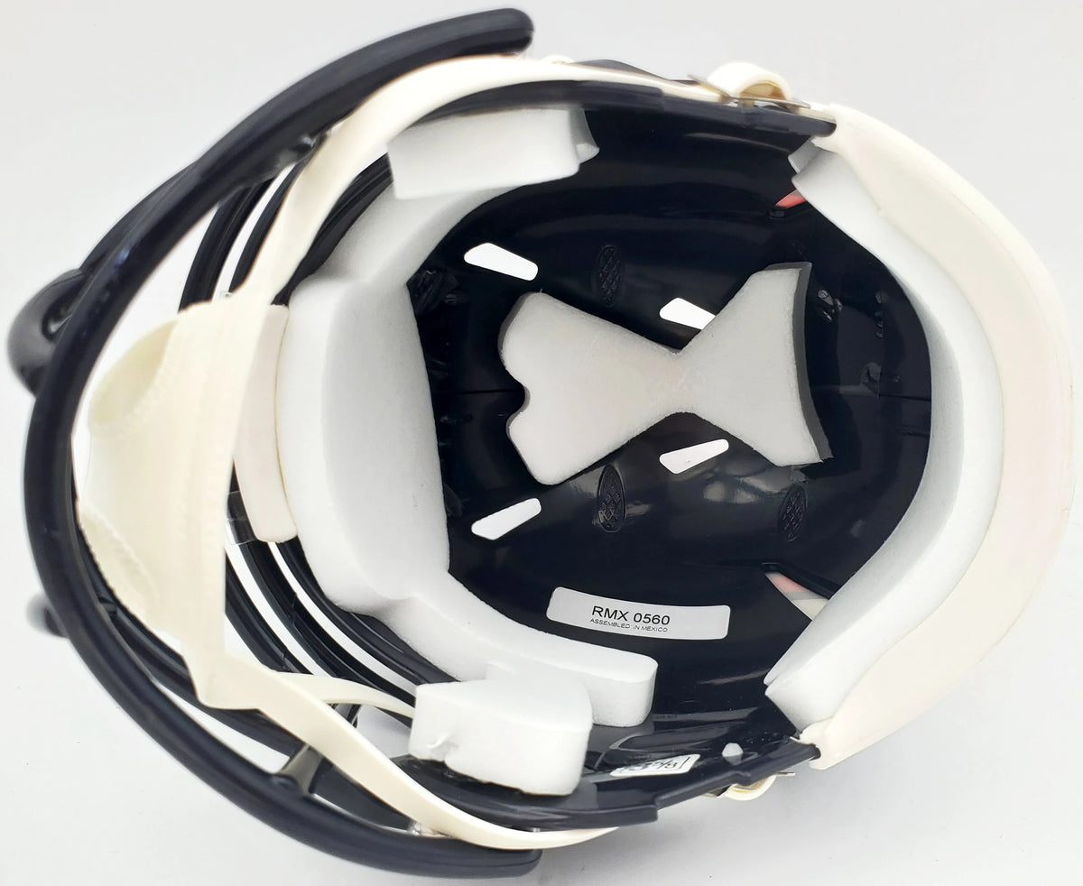Steve Atwater Autographed Denver Broncos Speed Mini Football Helmet - Beckett BAS Certified