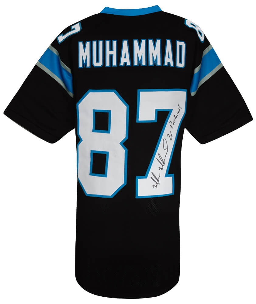 Carolina Panthers Muhsin Muhammad Signed Black Custom Football Jersey w/2x Pro Bowl