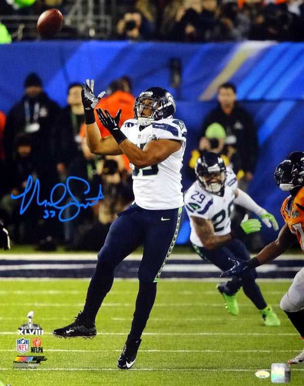 Malcolm Smith Autographed 16x20 Photo Seattle Seahawks Super Bowl