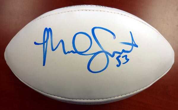 Malcolm Smith Autographed Super Bowl Logo Football Seattle Seahawks