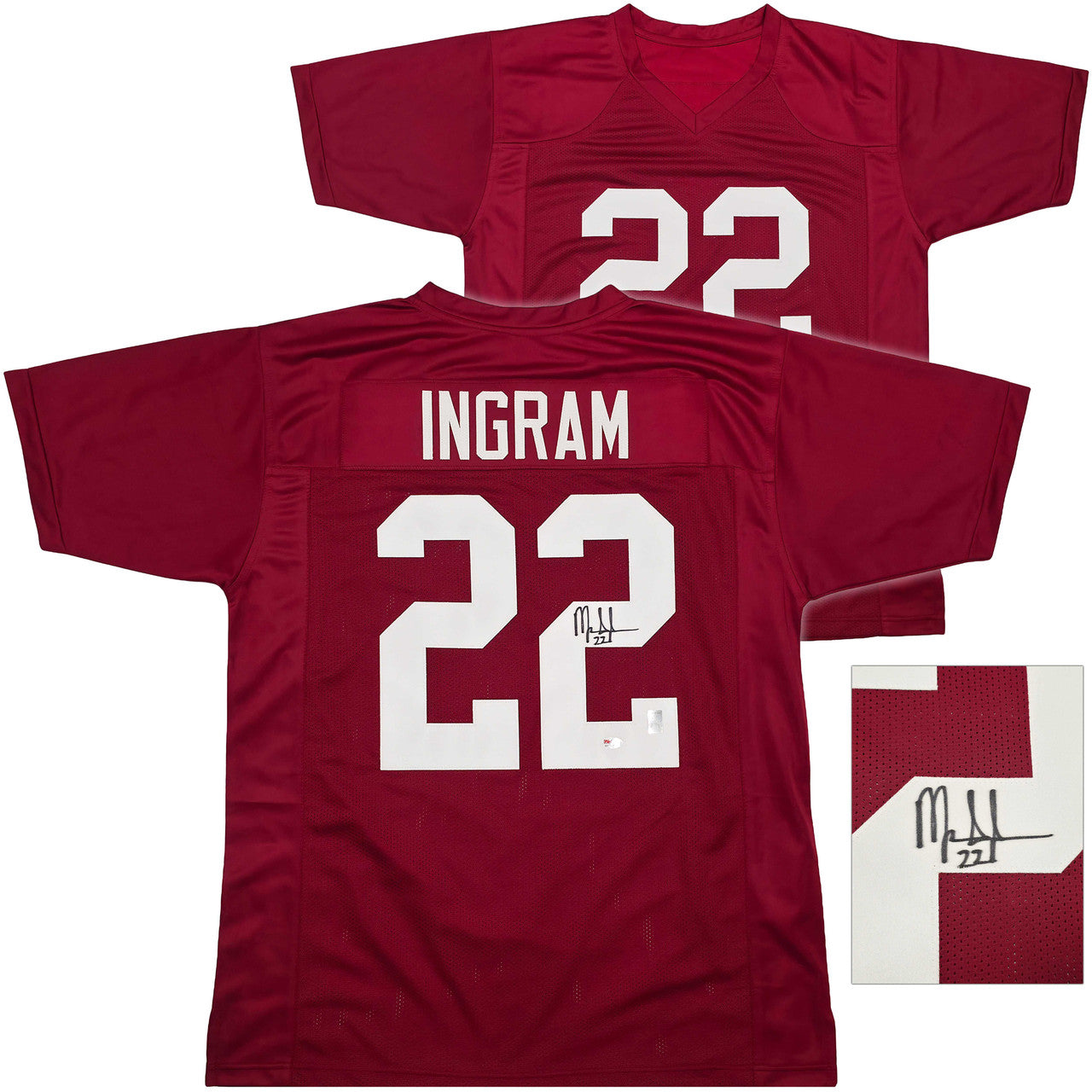 Mark Ingram Autographed Alabama Crimson Tide Red Jersey – PSA/DNA COA