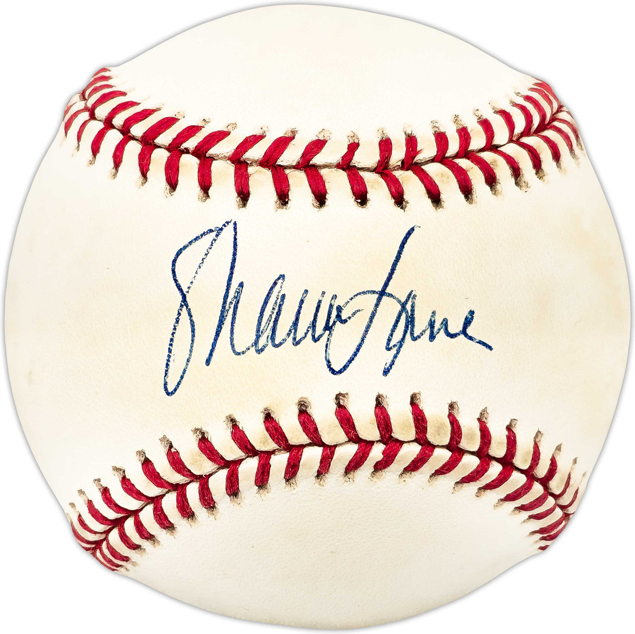 Marvin Lane Autographed Official AL Baseball Detroit Tigers Beckett BAS QR #BL93621