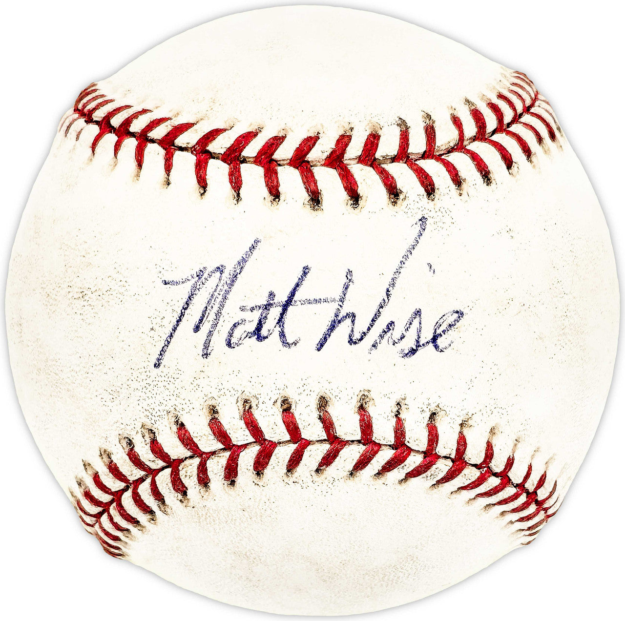 Matt Wise Autographed Official MLB Baseball Los Angeles Angels, Milwaukee Brewers SKU #225969