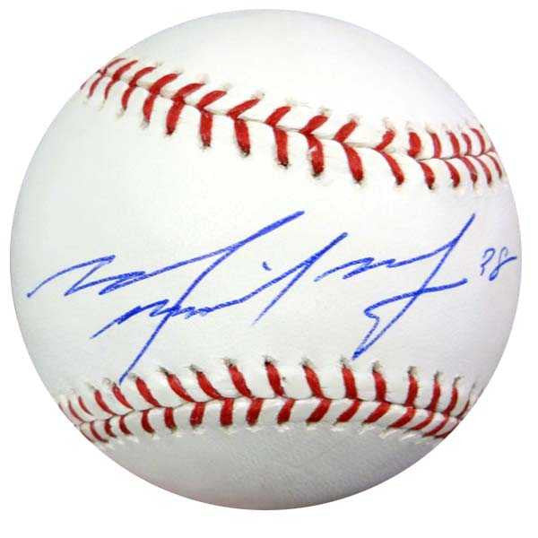 Michael Morse Autographed Official MLB Baseball San Francisco Giants MCS Holo Stock #57860