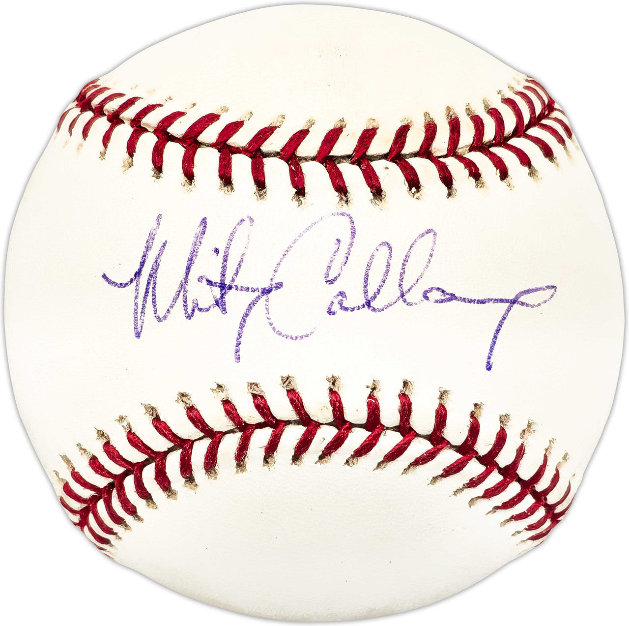 Mickey Calloway Autographed Official MLB Baseball Los Angeles Angels, Texas Rangers SKU #225655