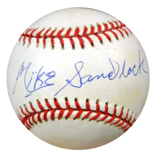 Mike Sandlock Autographed NL Baseball Brooklyn Dodgers PSA/DNA #U58692