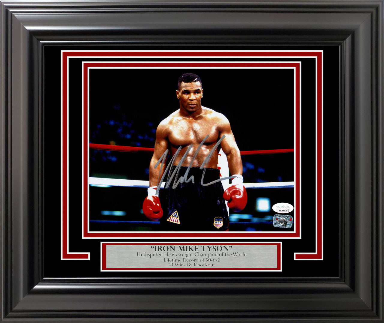 Mike Tyson Signed Framed 8x10 “Posing” Photo – JSA COA