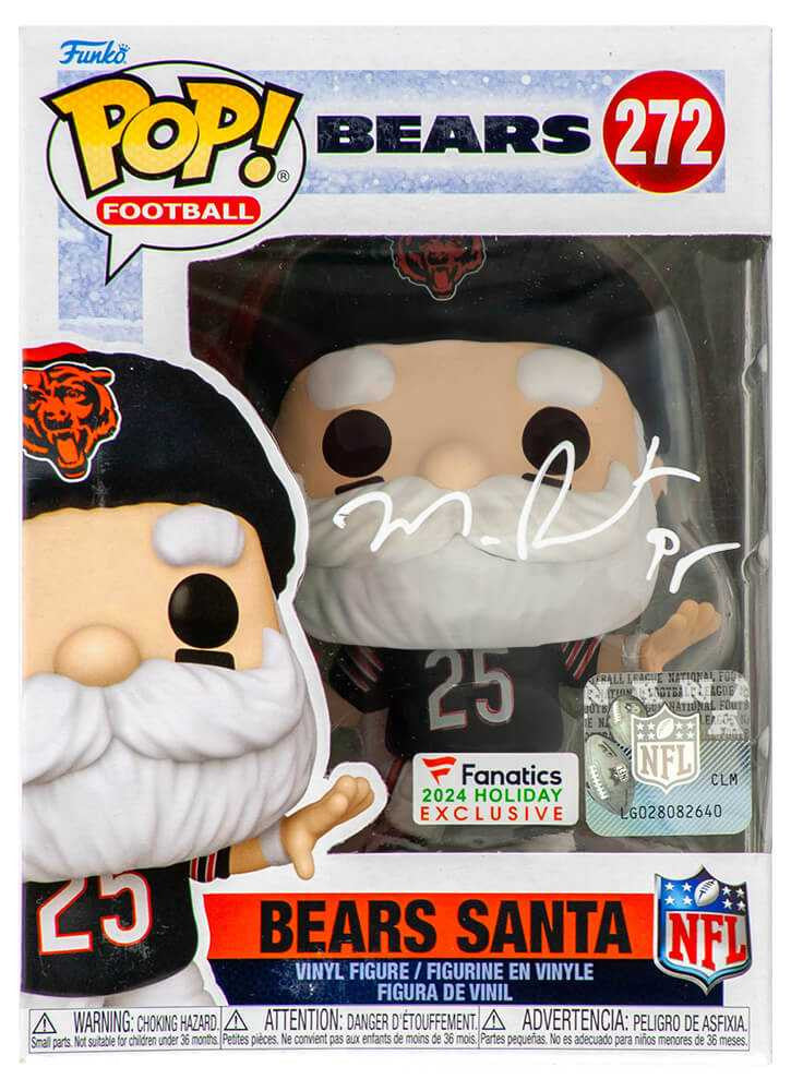 Montez Sweat Signed Chicago Bears SANTA Funko Pop Doll #272 - Schwartz Authenticated