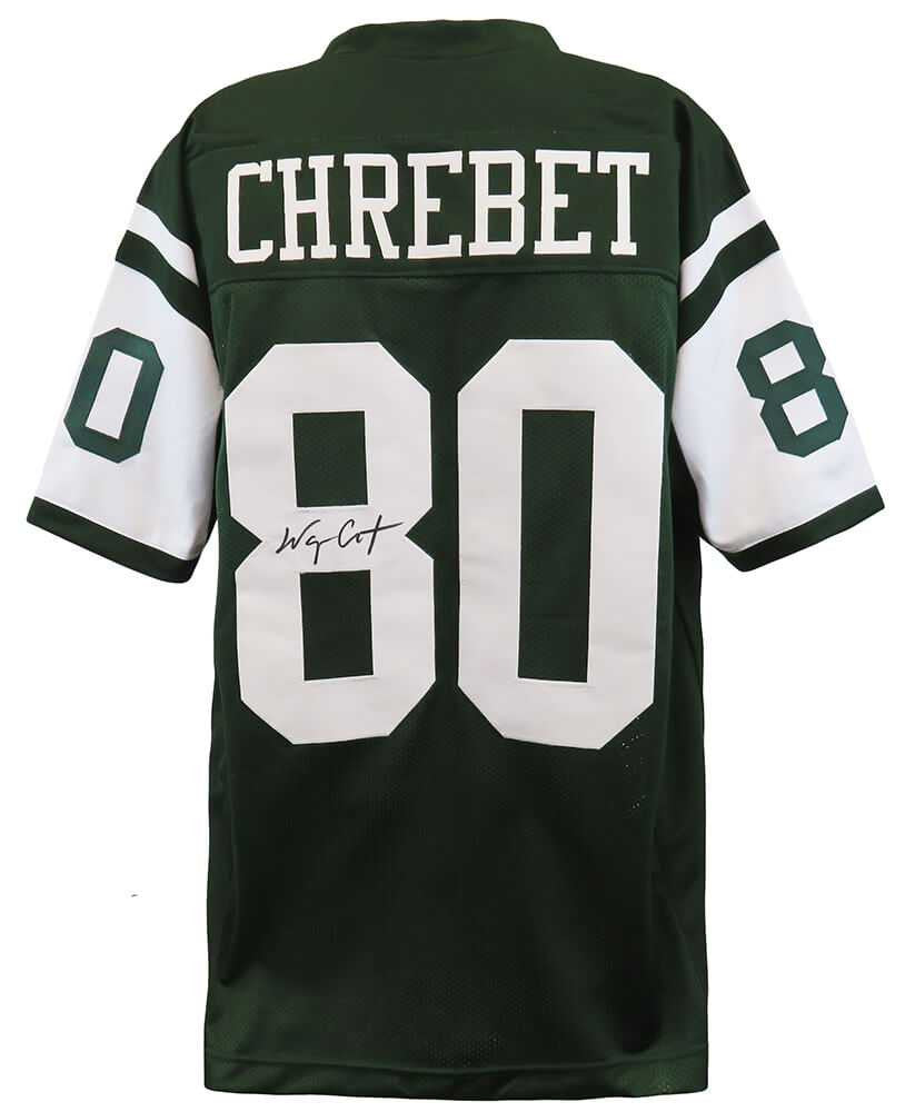 Wayne Chrebet Autographed New York Jets Green Jersey – Schwartz Authenticated