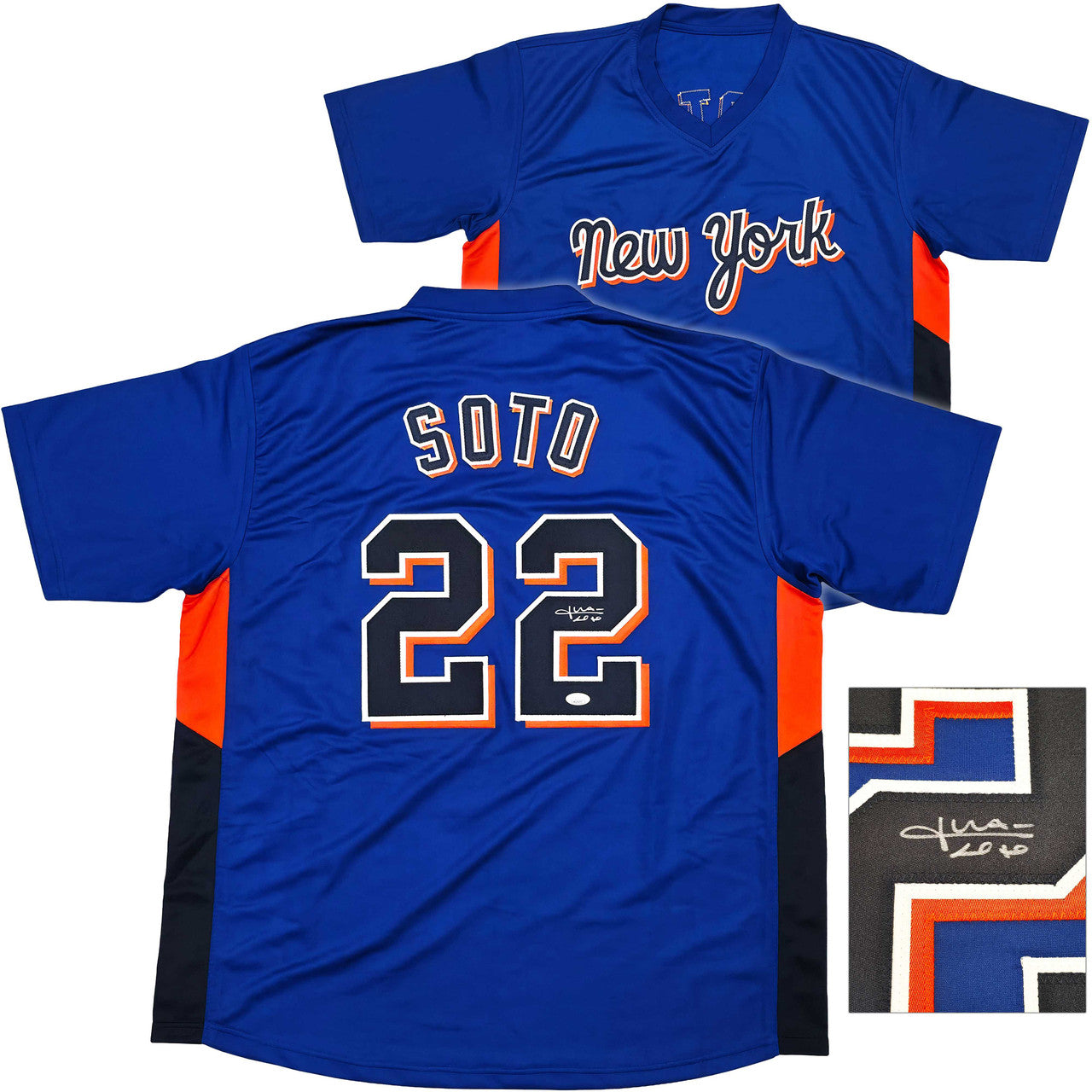 Juan Soto Signed New York Mets Blue Jersey – JSA Certified