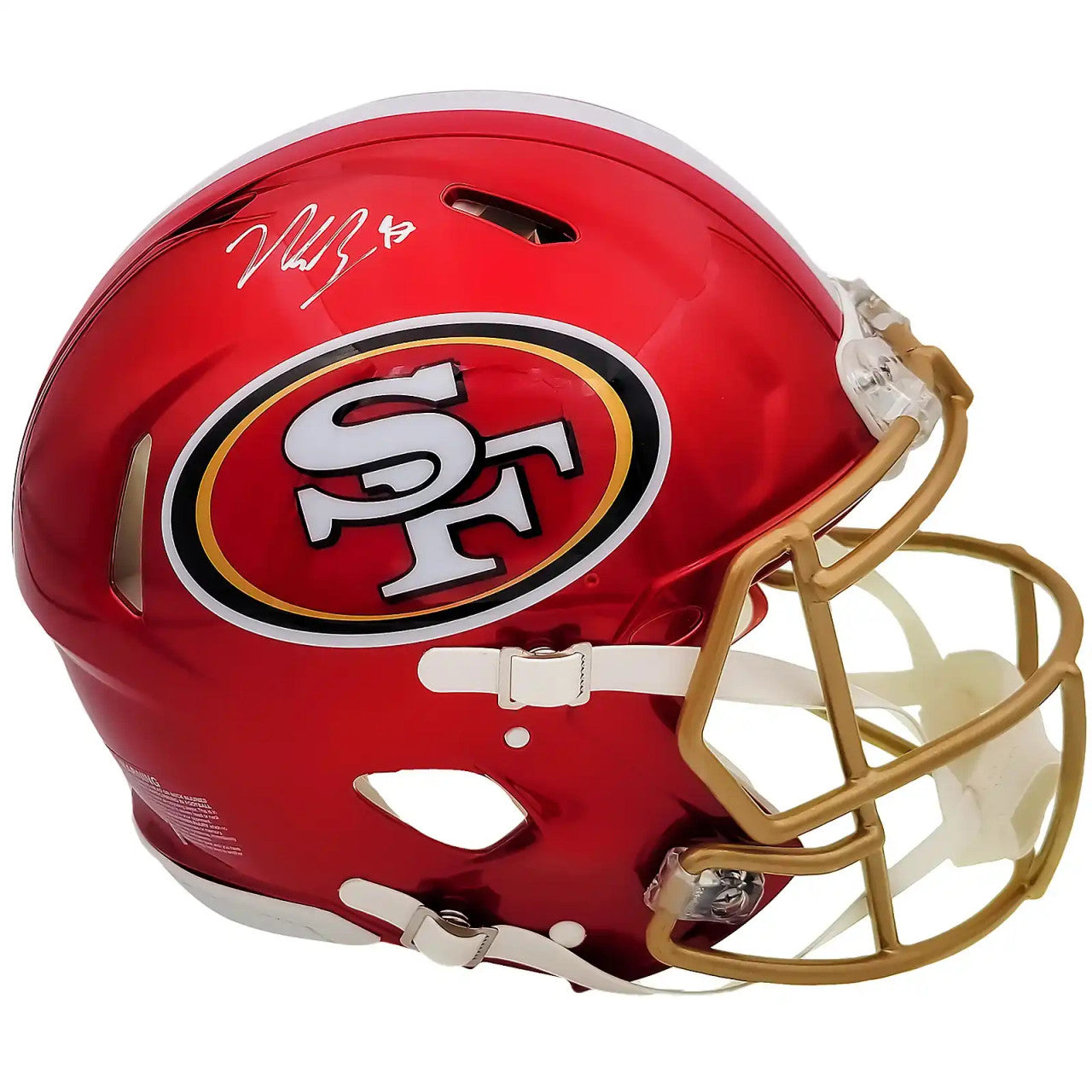 Nick Bosa Autographed 49ers Flash Helmet – Beckett