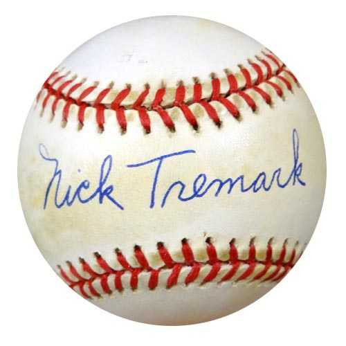 Nick Tremark Autographed NL Baseball Brooklyn Dodgers PSA/DNA #T45542