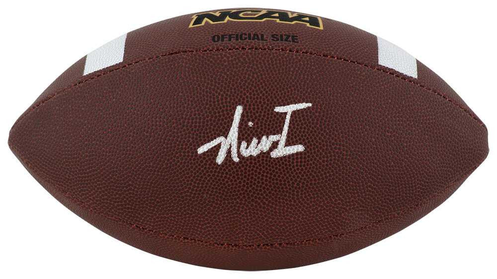 Nico Iamaleava Autographed Wilson NCAA Full Size Football  Beckett COA