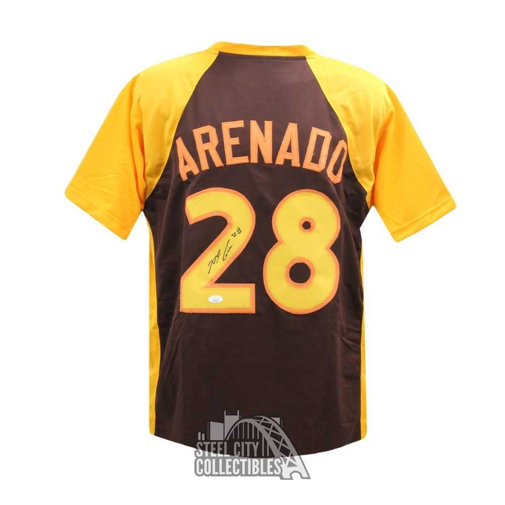 Nolan Arenado Autographed 2016 National Custom All Star Baseball Jersey - JSA