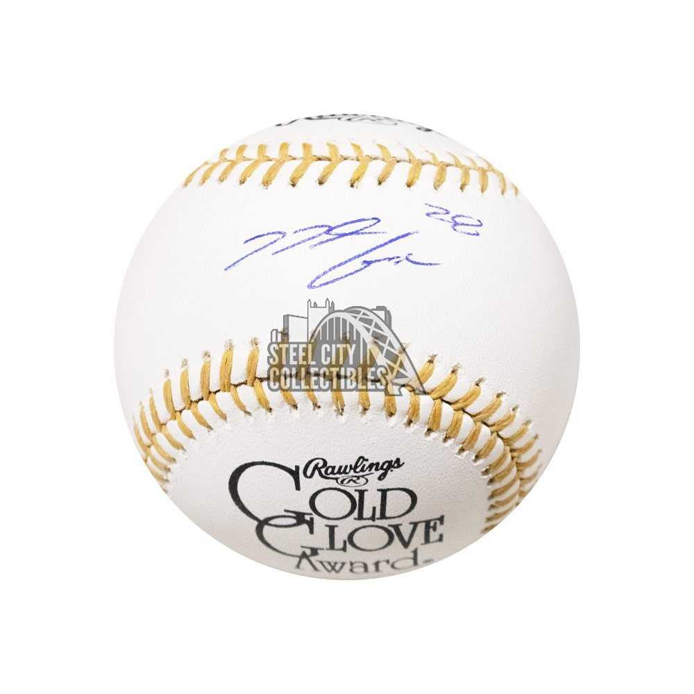 Nolan Arenado Autographed Gold Glove Award Official MLB Baseball - JSA COA