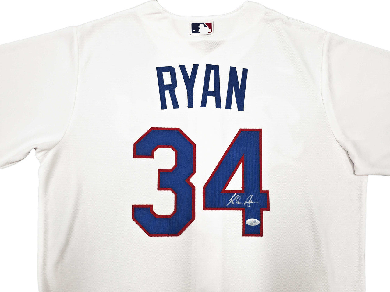 Nolan Ryan Autographed Texas Rangers White Nike Baseball Jersey Size XL – PSA/DNA ITP