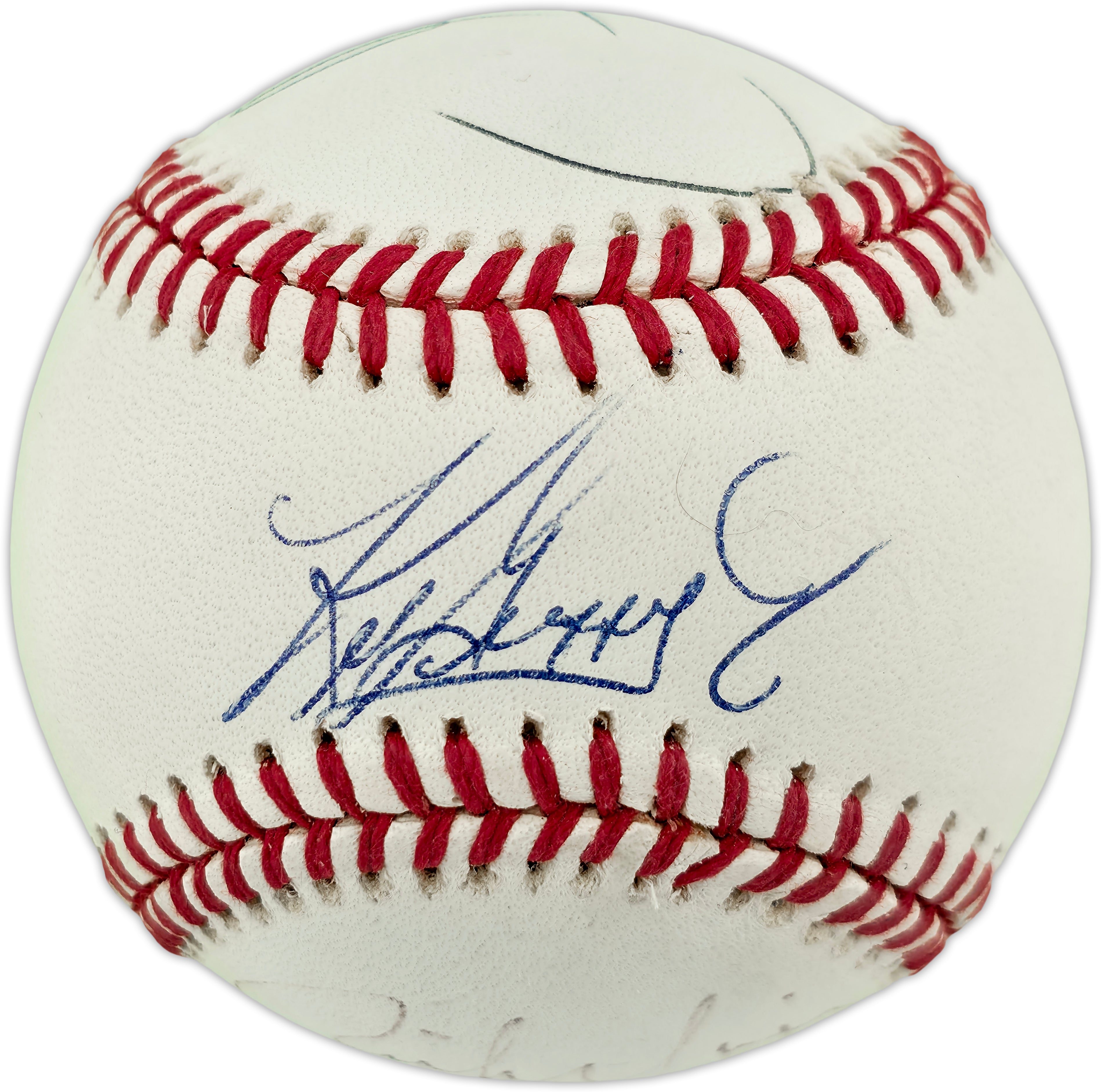 Ken Griffey Jr., Shawn Kemp & Rick Mirer Autographed Official AL Baseball Seattle Mariners Beckett BAS #AB62661