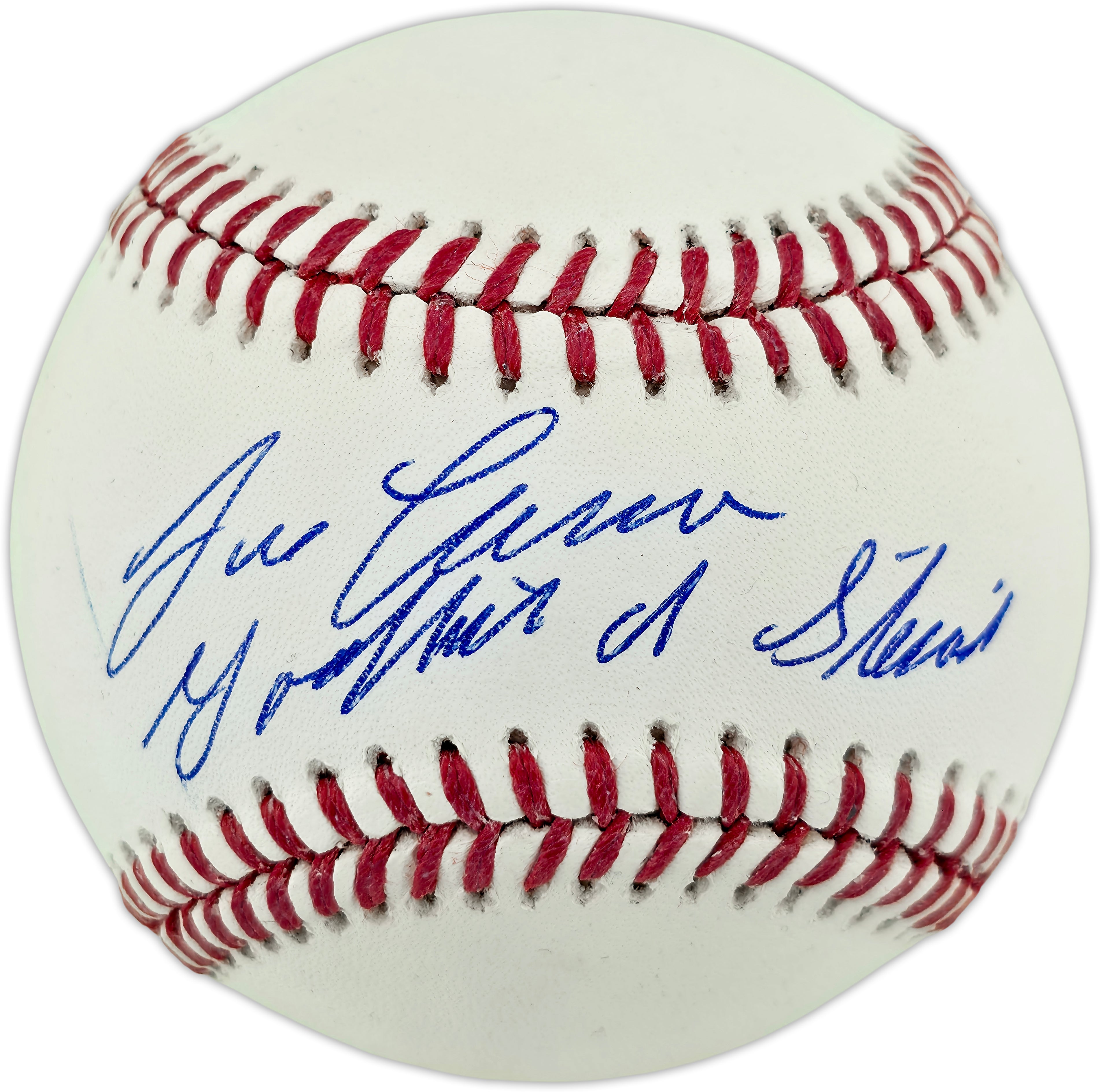 Jose Canseco Autographed Official MLB Baseball Oakland A's "Godfather of Steroids" Beckett BAS Witness #4W396543
