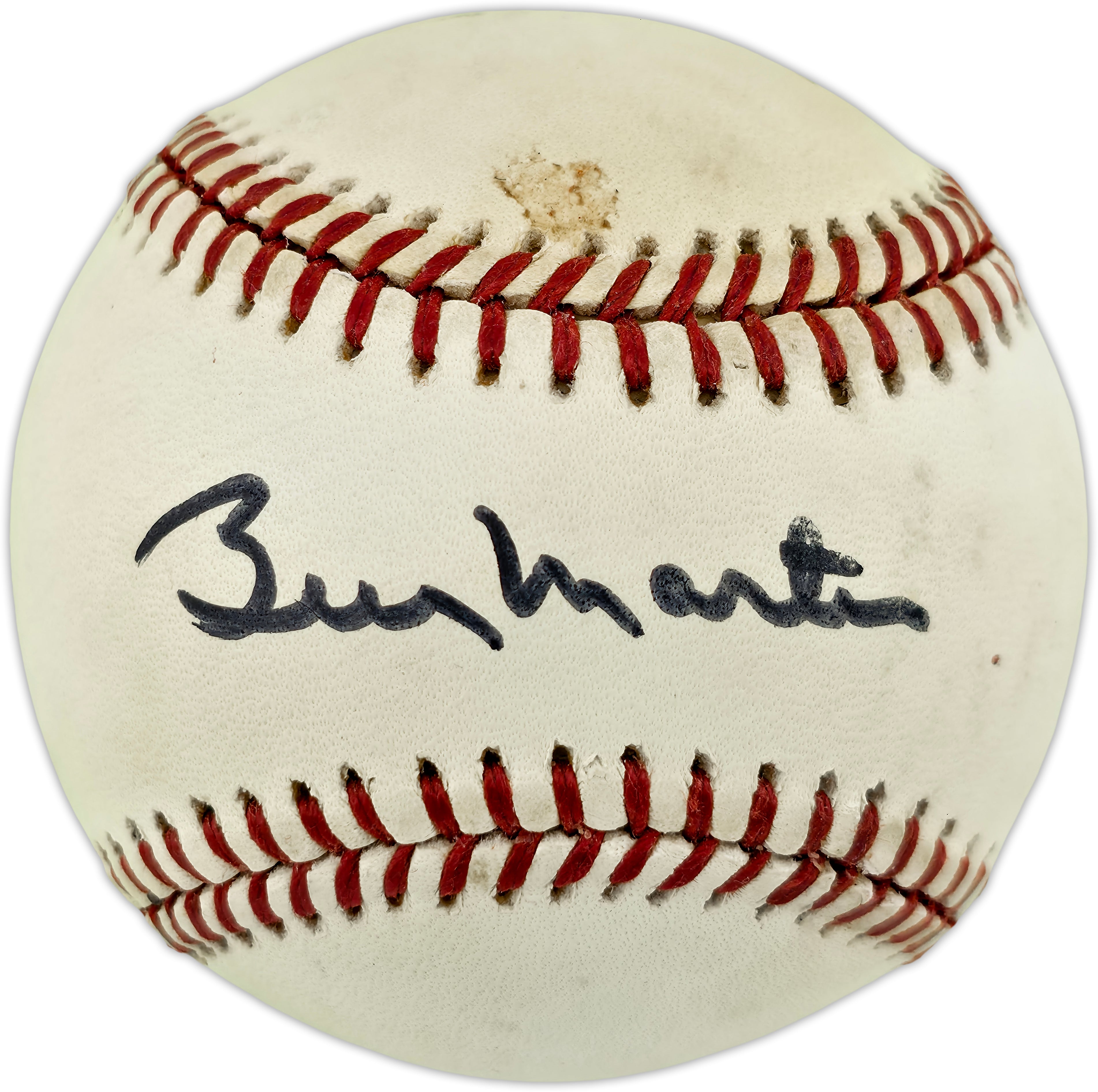 Billy Martin Autographed Official AL Baseball New York Yankees Beckett BAS #AE85532