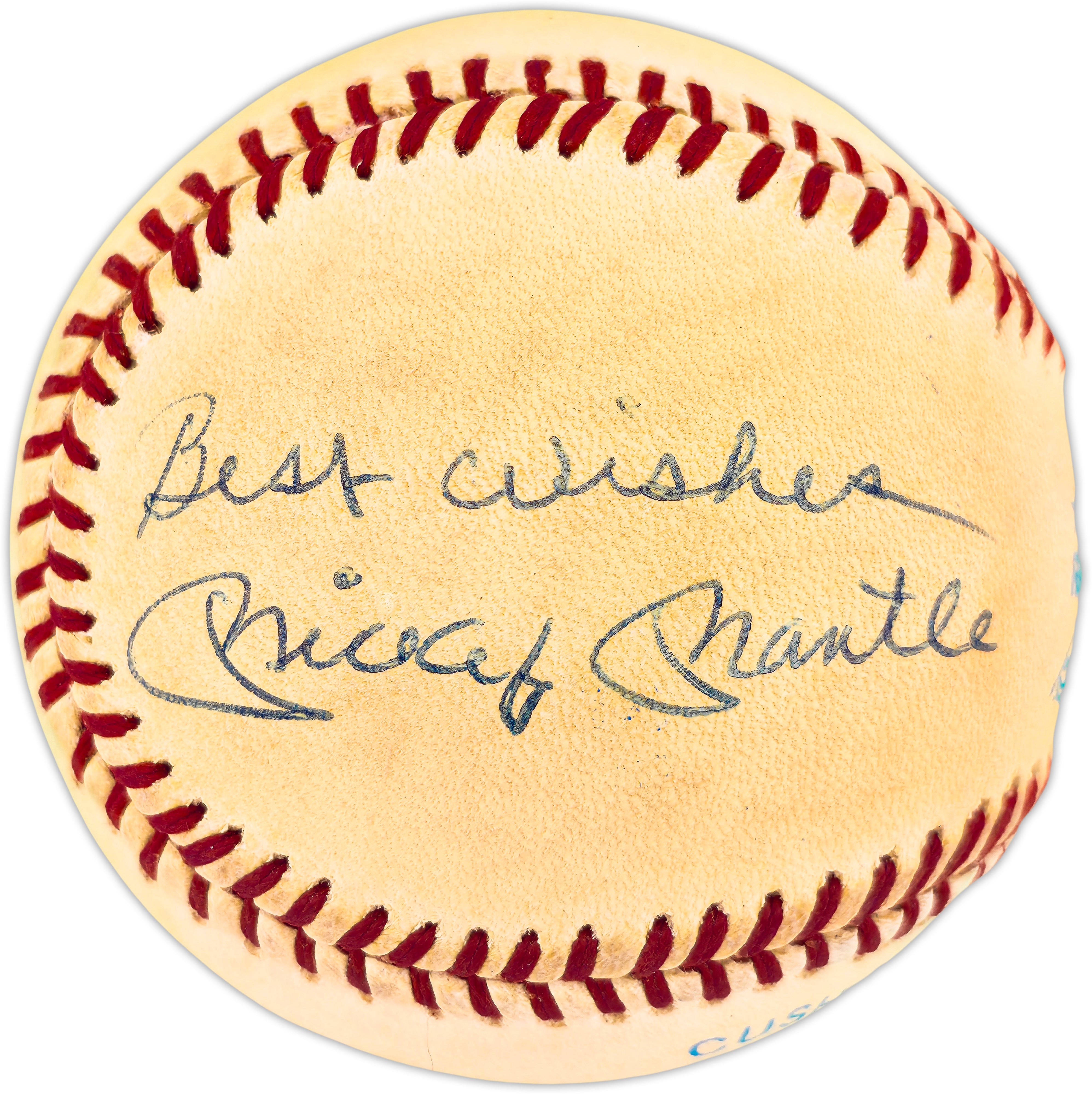 New York Yankees Mickey Mantle Signed Official American League Baseball - PSA/DNA #T11261