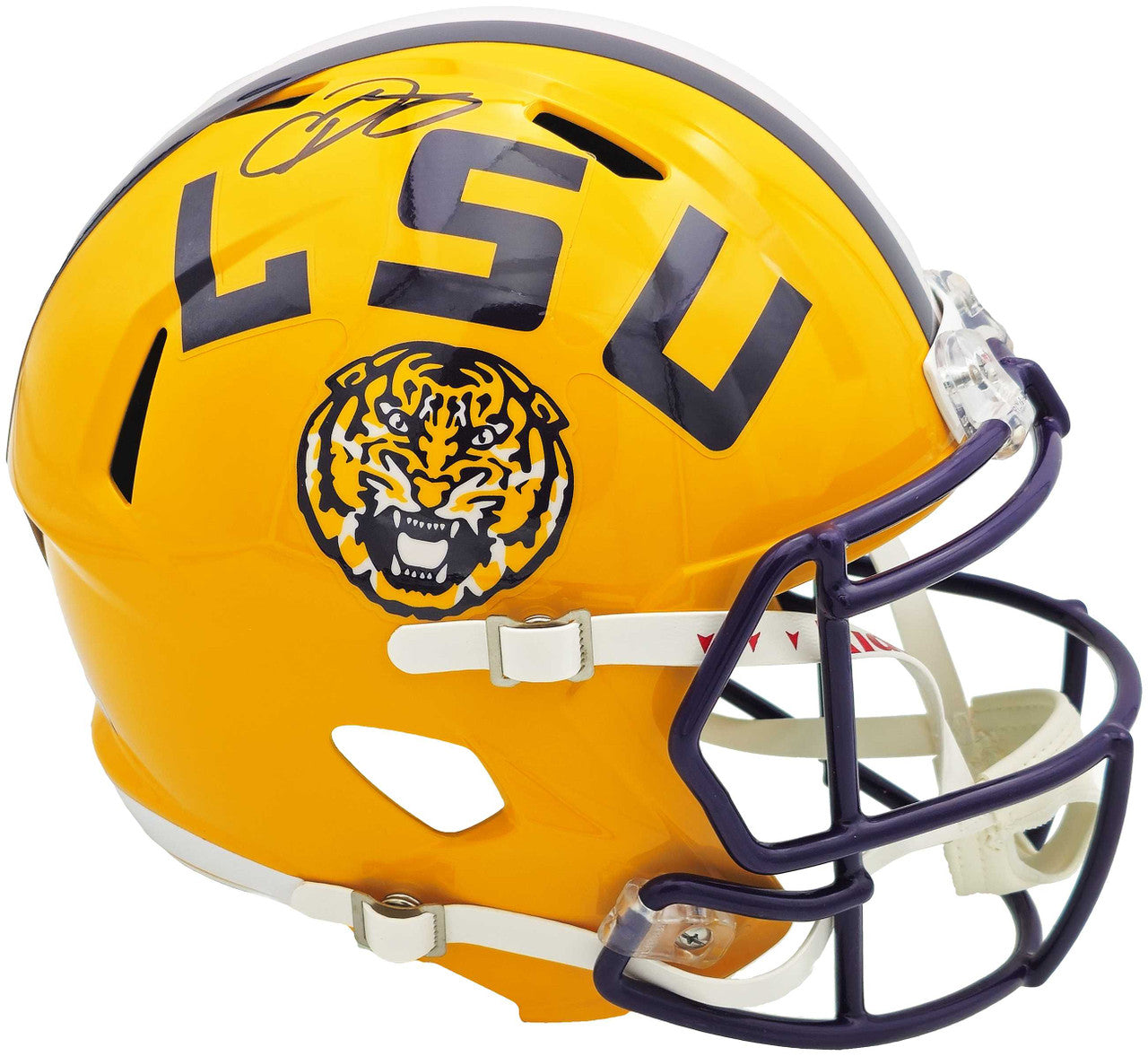 Odell Beckham Jr. Signed LSU Tigers Yellow Replica Helmet – Beckett BAS Witness
