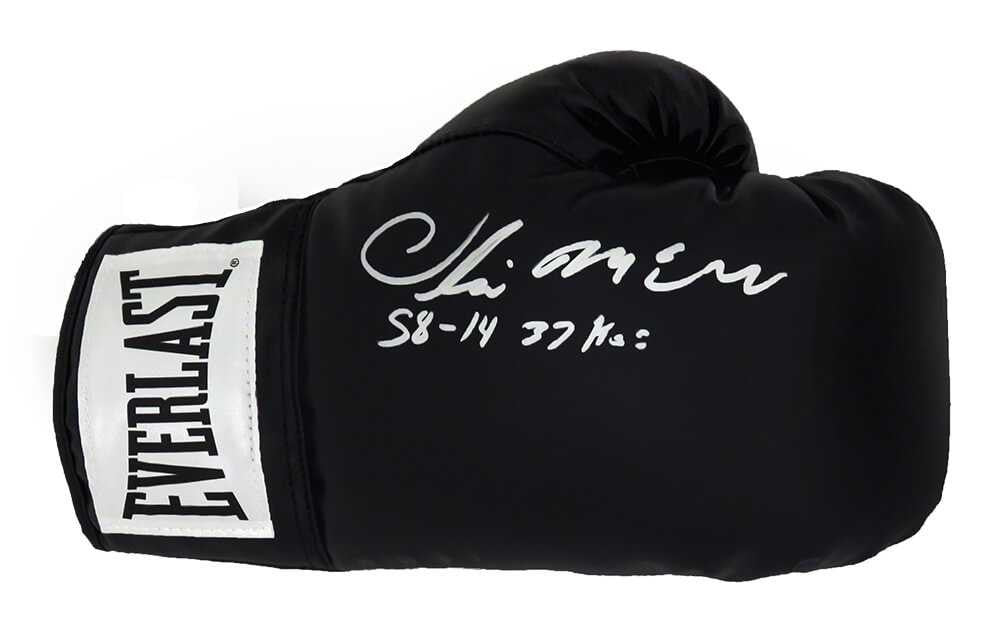 Oliver McCall Signed Everlast Black Boxing Glove w/58-14, 37 KO's - Schwartz Authenticated