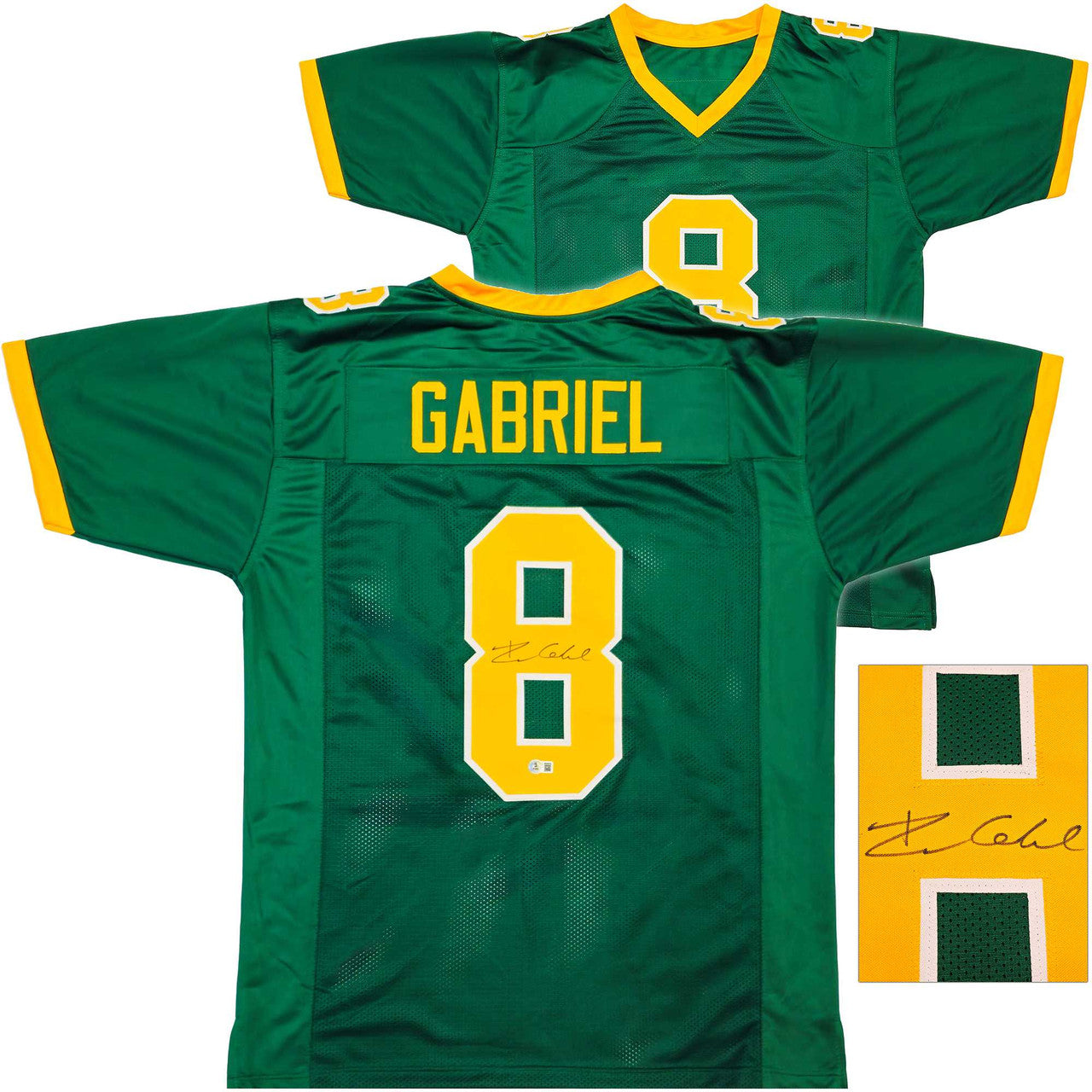 Dillon Gabriel Signed Oregon Ducks Custom Green Jersey – BAS Witness