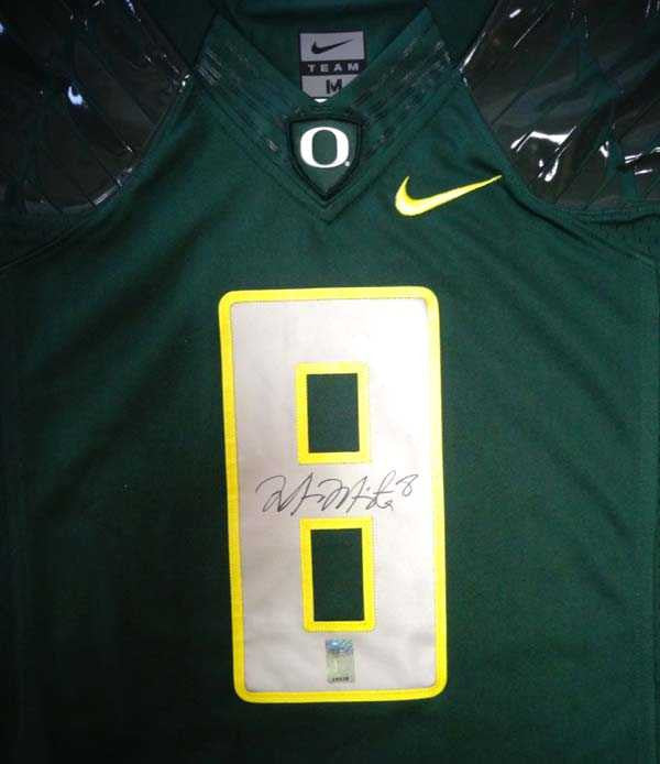 Marcus Mariota Signed Oregon Ducks Green Nike Jersey (Size M) – MM Holo