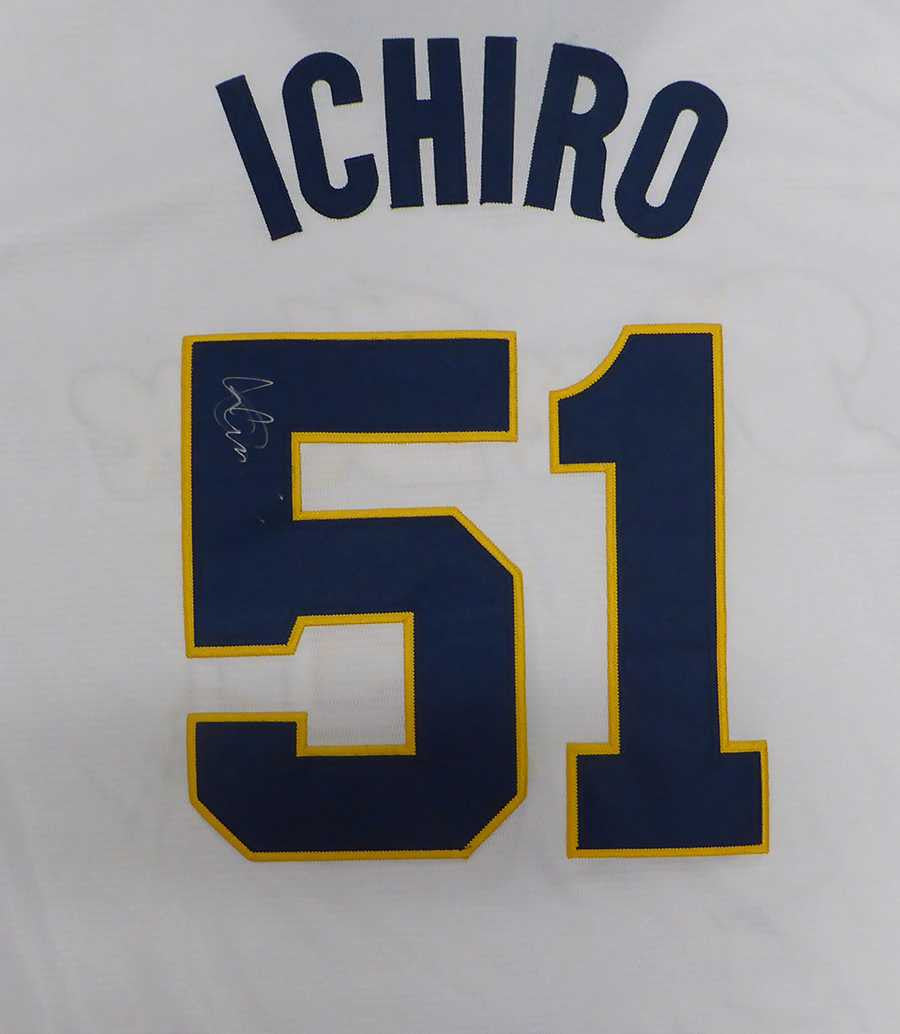 Orix Blue Wave Ichiro Suzuki Autographed White Kooy Jersey JSA #ZZ13955