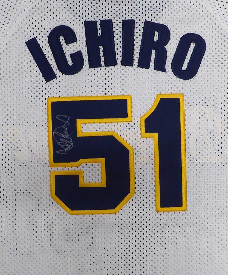 Orix Blue Wave Ichiro Suzuki Autographed White Kooy Jersey JSA #ZZ13957